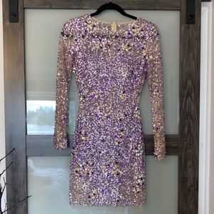 Jovani sparkly dress w/ intricate beading details